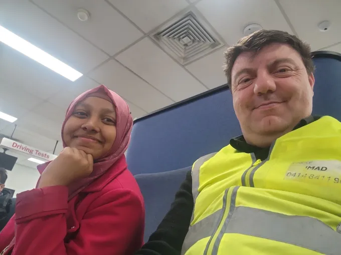 Uncle Imad Driving School graduate
