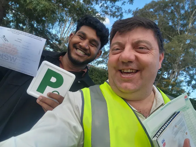 Uncle Imad Driving School graduate