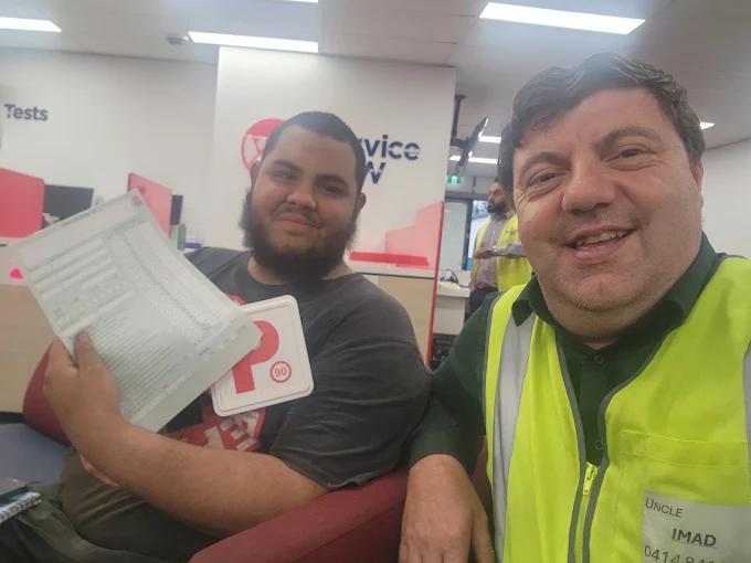 Uncle Imad Driving School graduate